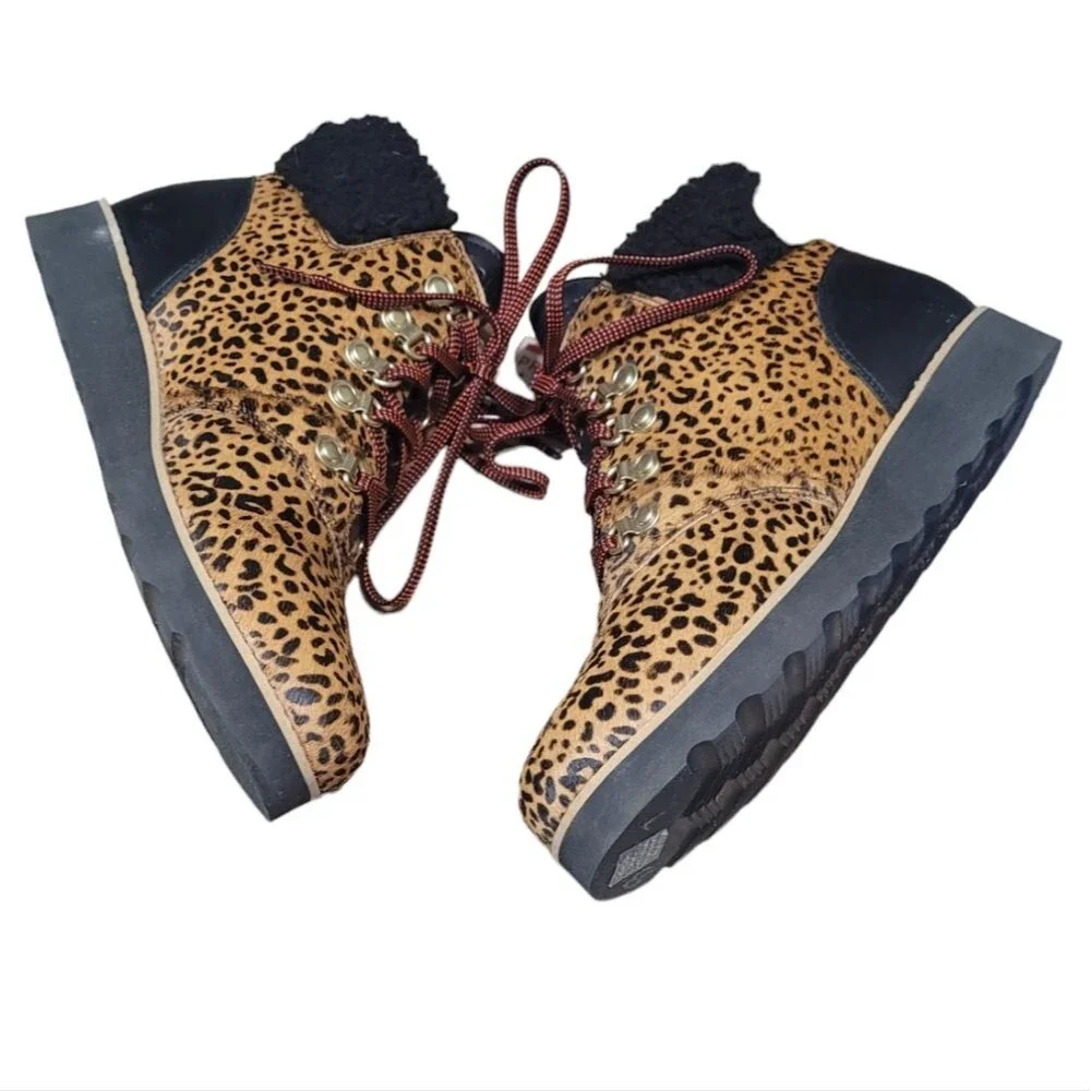 Cole Haan Leopard Print Boots
